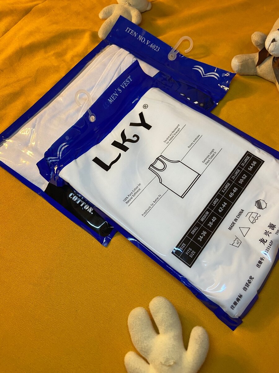 Débardeur Blanc Homme LKY