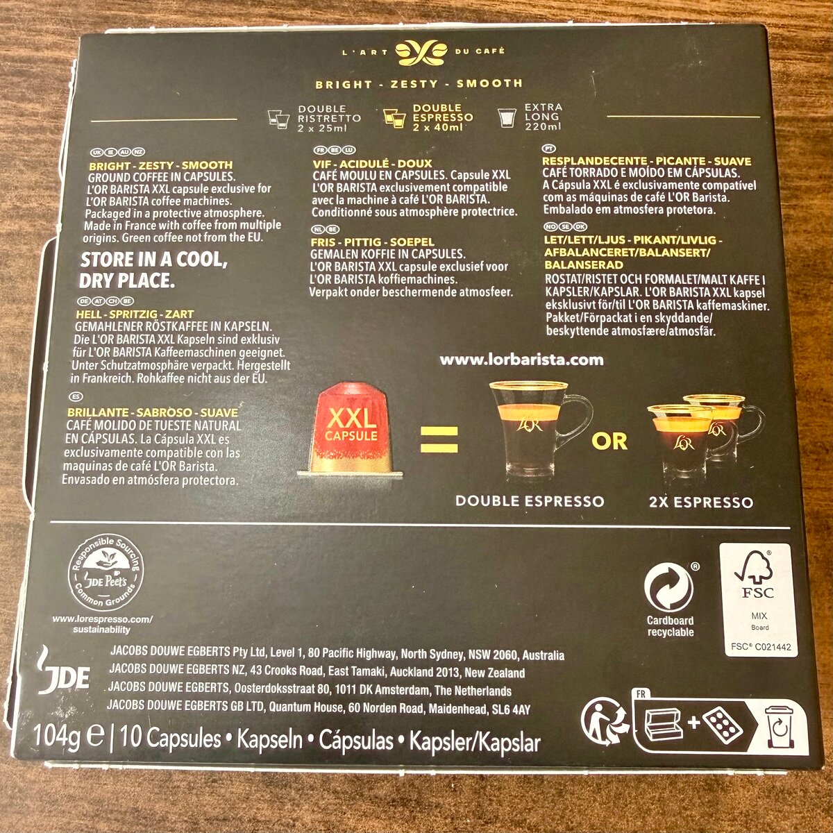 Capsules L'OR Barista Espresso