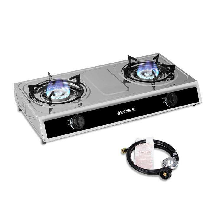 Double burner stove