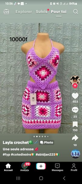 Chic tenue au crochet