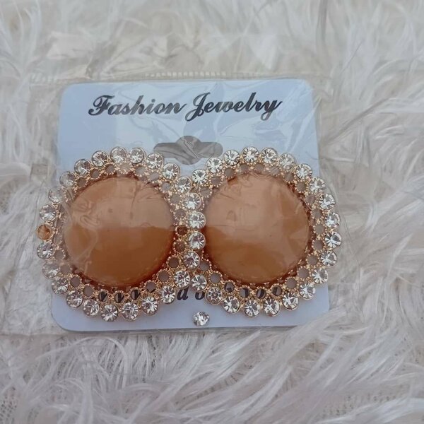 Boucles d'oreilles élégantes cristal