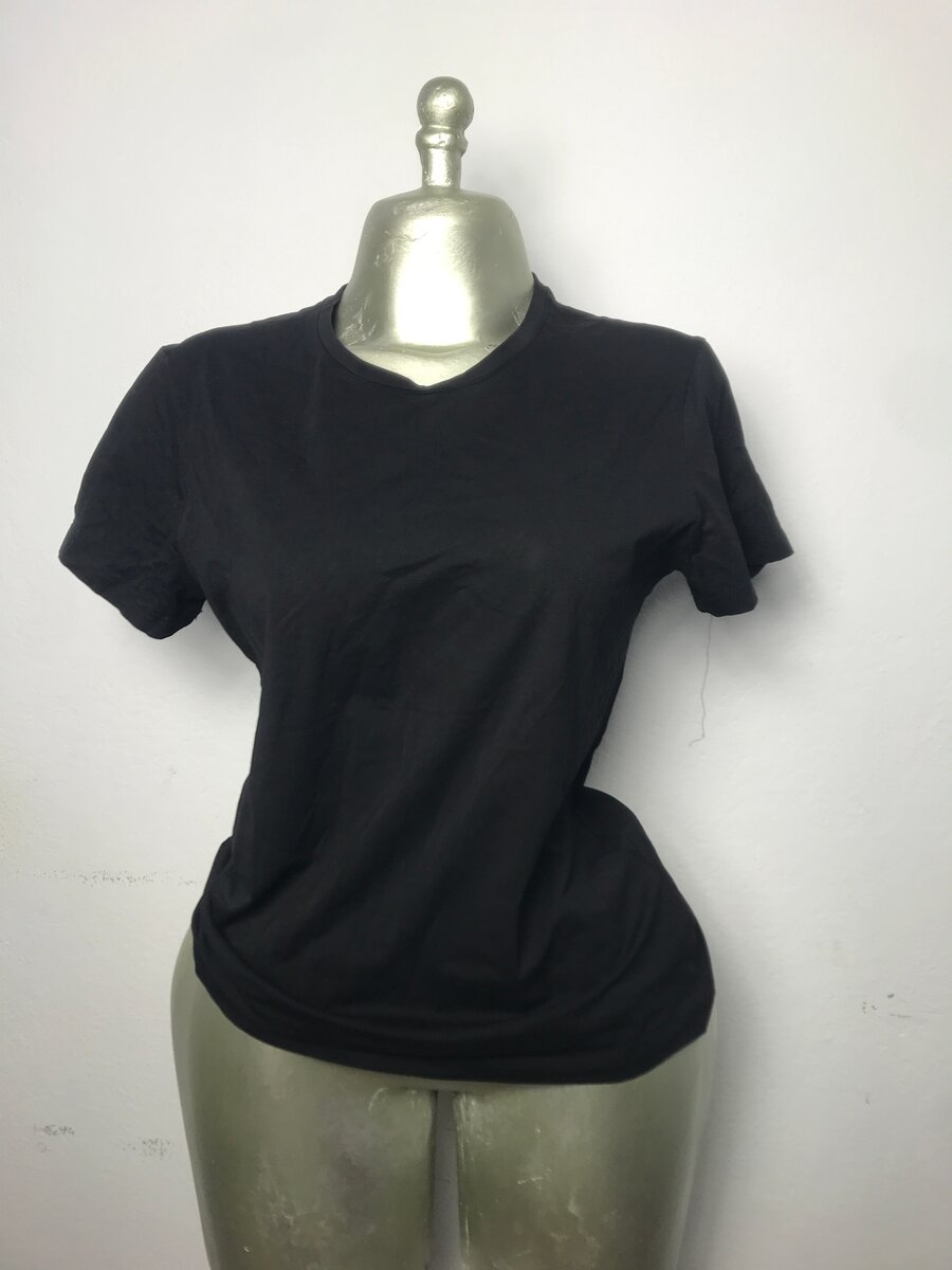 T-shirt basique noire femme