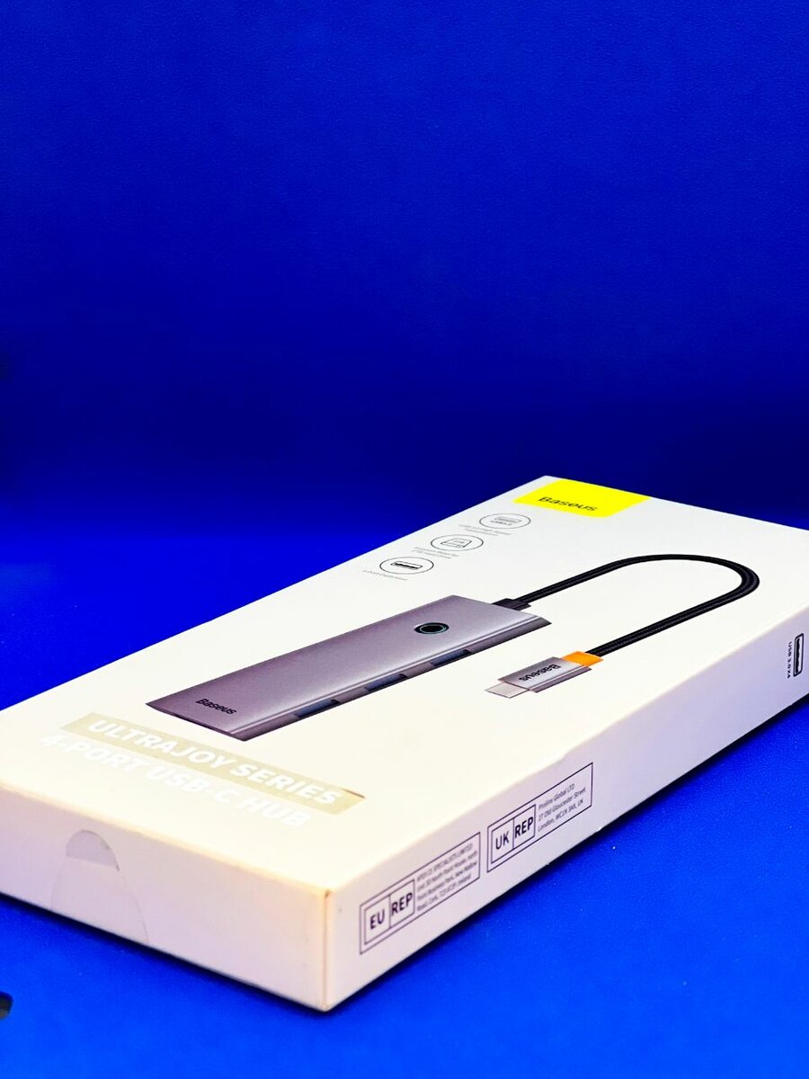 Baseus Flite Series 4-Port HUB  Space Grey（Type-C to  USB)