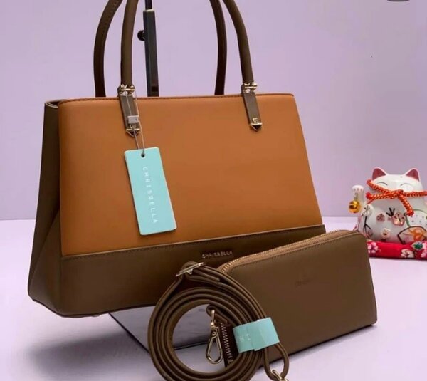 Sac à main en cuir marron