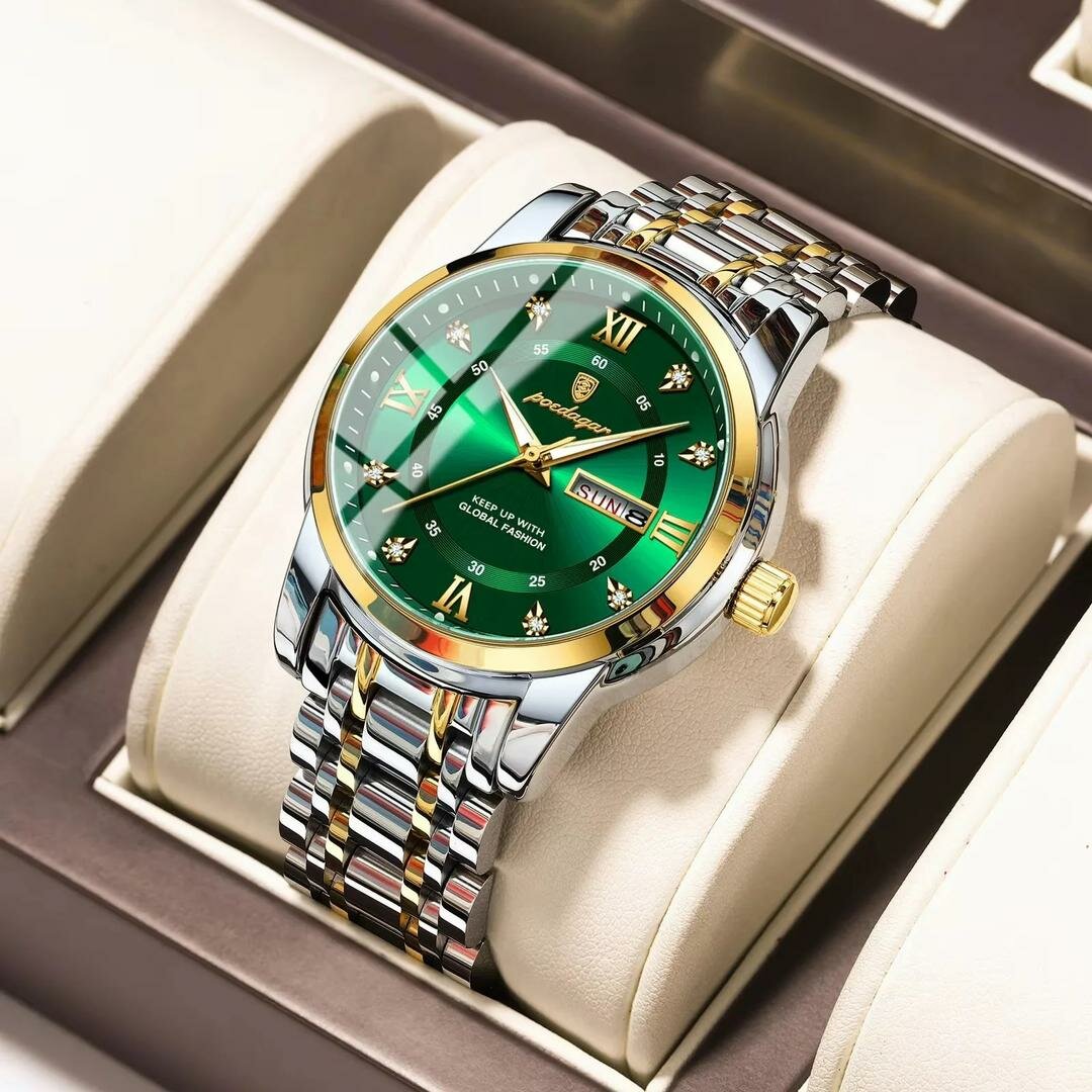 Montre homme luxe acier