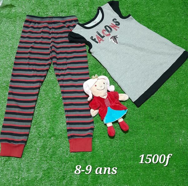 Ensemble pour une fille, tunique + pantalon, 8-9 ans