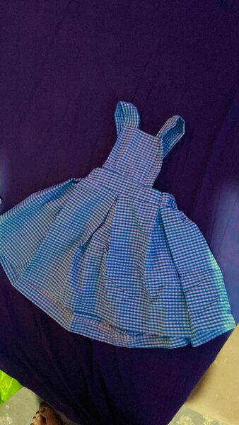 Robe à carreaux pour filles