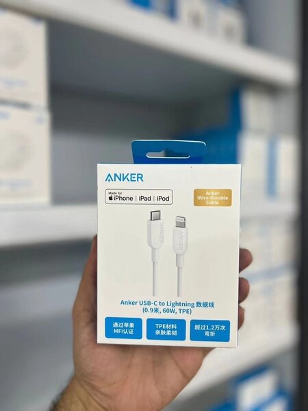 Original Anker mfi certified usb c to lightning cable