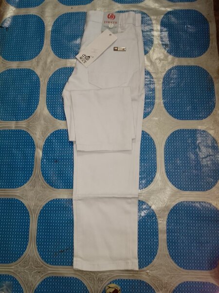 Pantalon blanc en coton