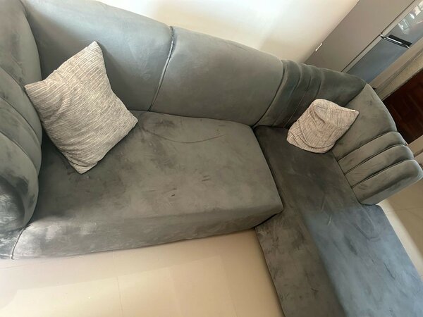 L shaped sofa