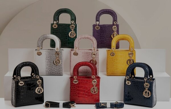 Sac à main Lady Dior en cuir