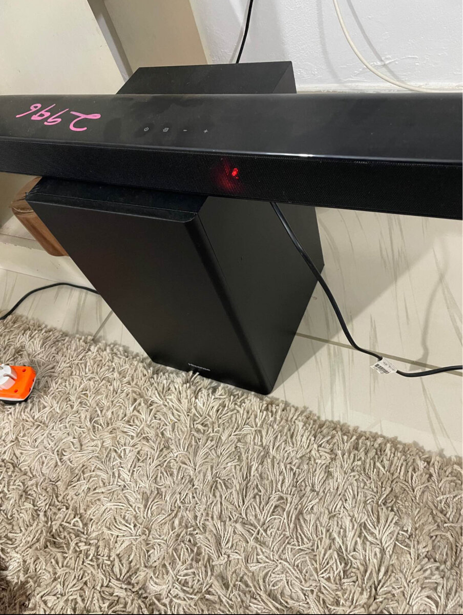 Barre de son avec caisson de basse