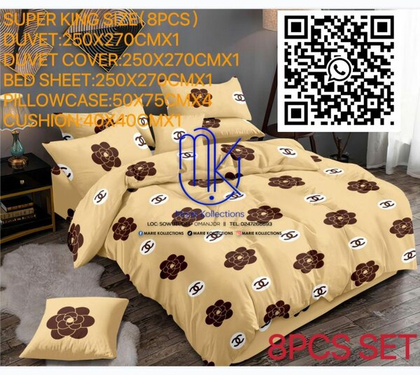 Duvet sets ( king size)