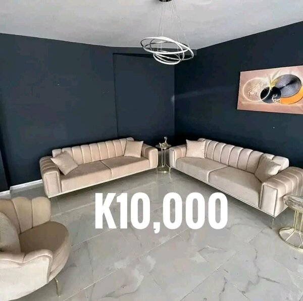 A set of beautiful and soft home furniture