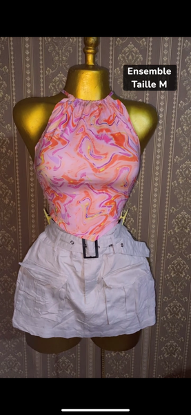 Haut évasé coloré