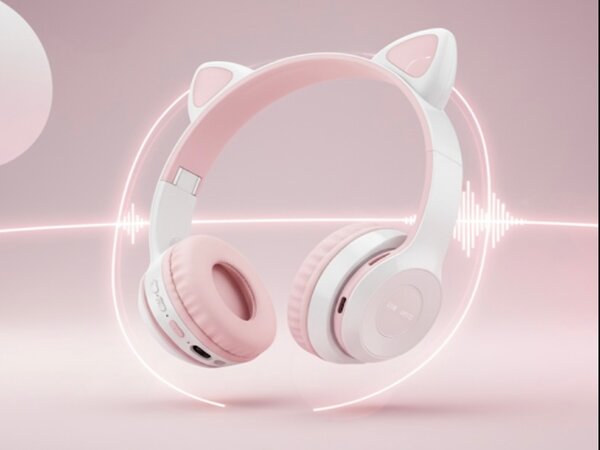 Casque Bluetooth Oreilles Chat