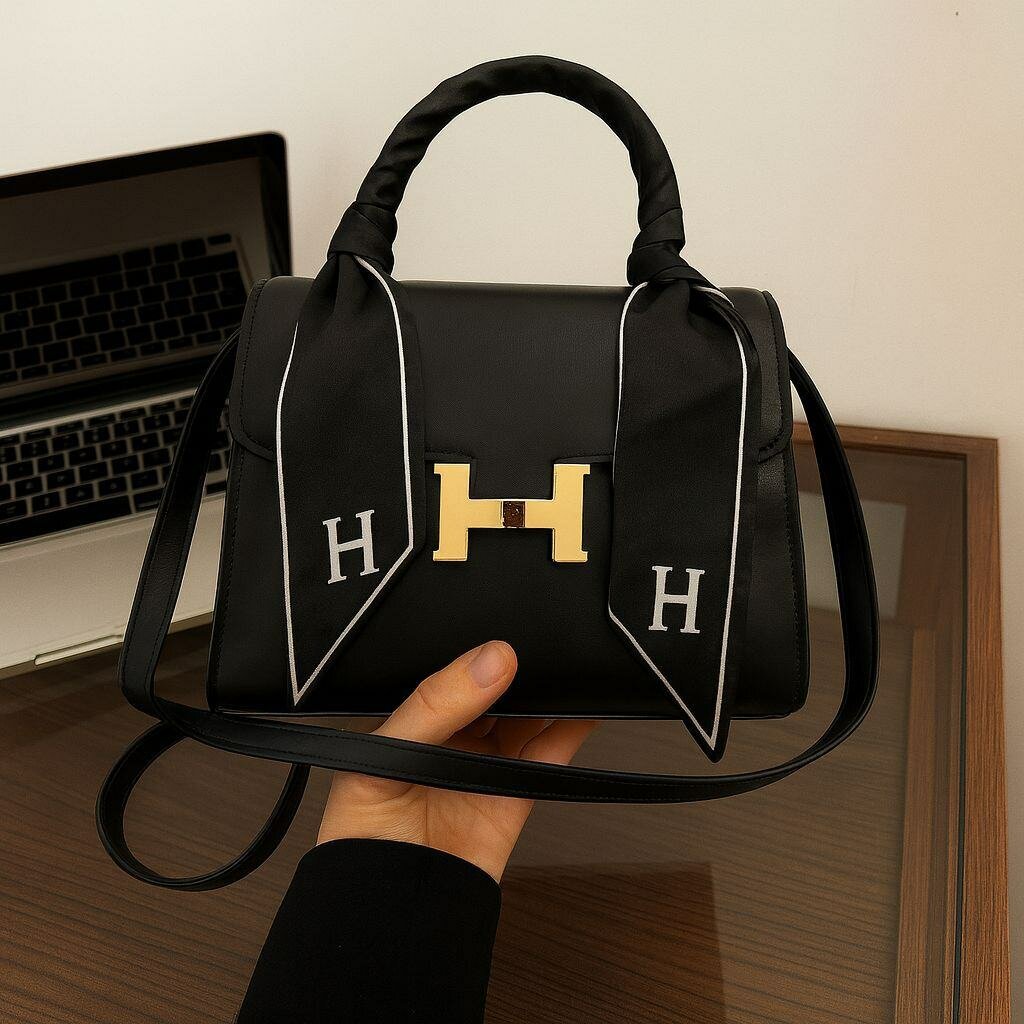 Sac à main élégant H avec foulard