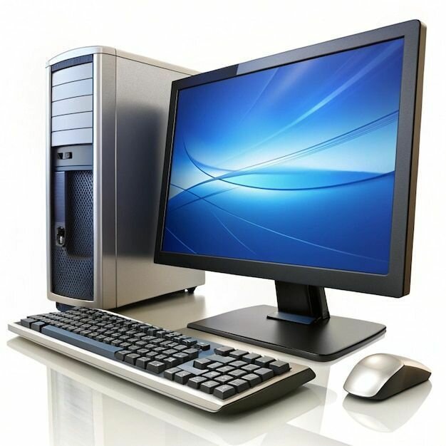 Ensemble PC complet avec écran, clavier et souris