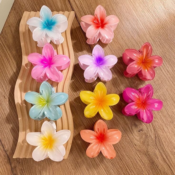 Pinces à cheveux colorées