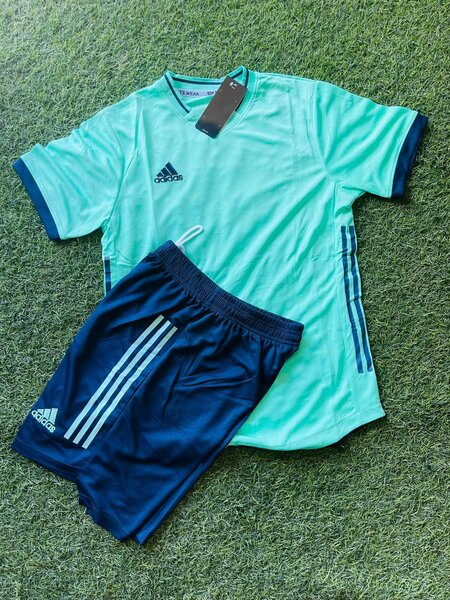 Football Jersey Cyan & Blue
