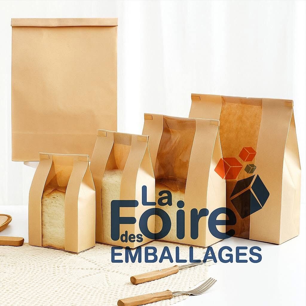 Sacs en papier kraft réutilisables