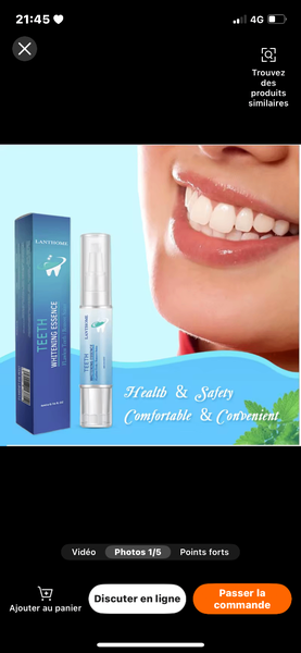 Stylo de Blanchiment Dentaire