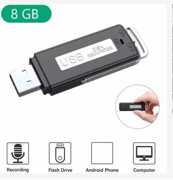 Clé usb enregistreur vocal 8GB disponible