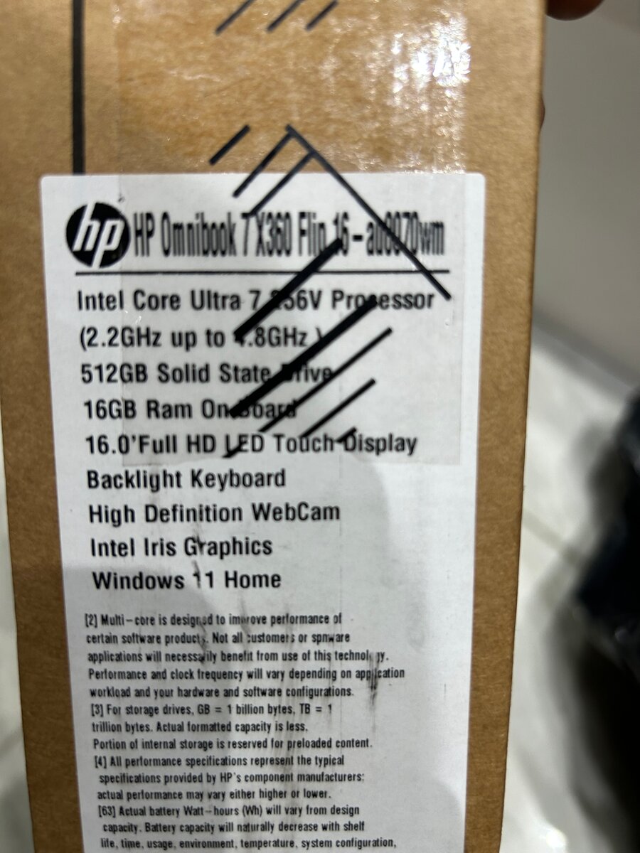 HP Omnibook X Intel Core Ultra 7 - 16Go RAM - 512Go SSD