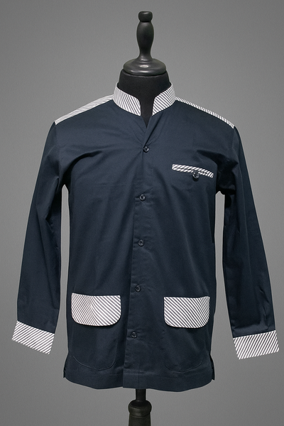 Chemise bleu à rayure