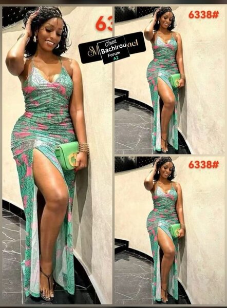 Robe longue sexy fendue