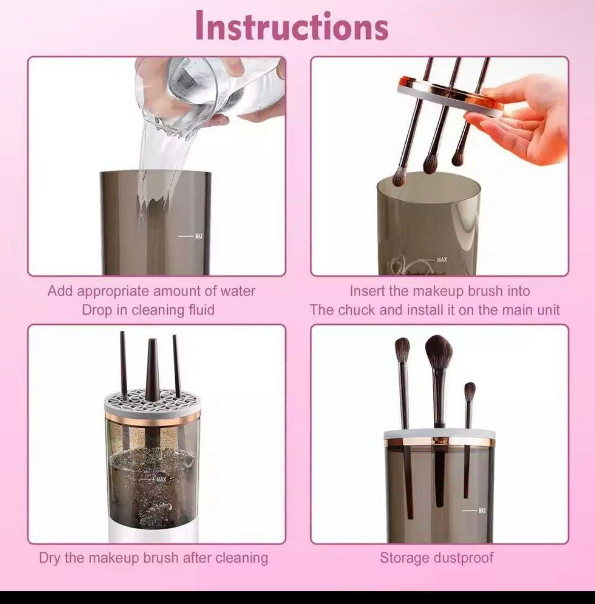 Nettoyant Brosse Maquillage Électrique