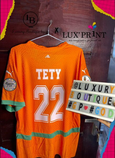 Maillot de Football Équipe Côte d'Ivoire Orange