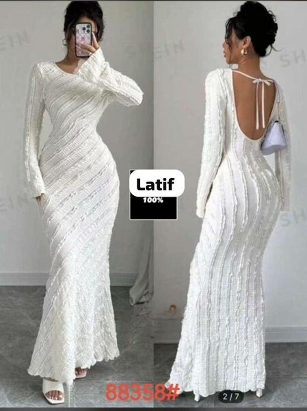 Robe longue dos nu élégante