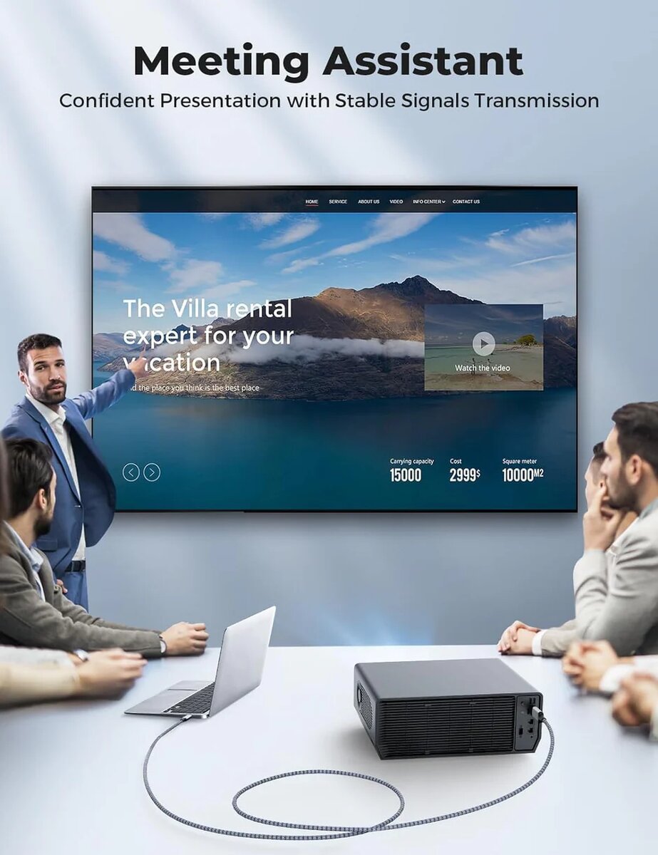 Câble USB C vers HDMI ARISKEEN 4K, câble USB 3.1 Type C vers