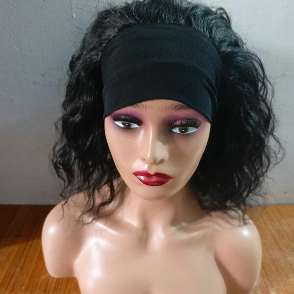 Perruque ondulé naturelle