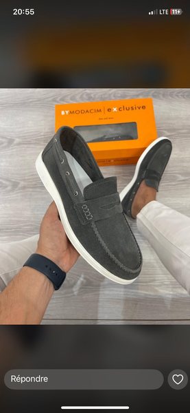 Mocassins en daim élégants