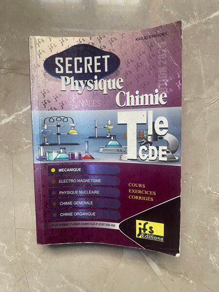 Livre Secret: Physique Chimie