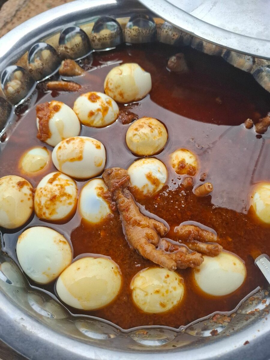 Patate avec pâtte de poulet