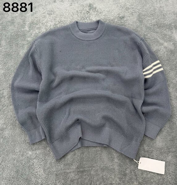 Pull tricoté rayé homme