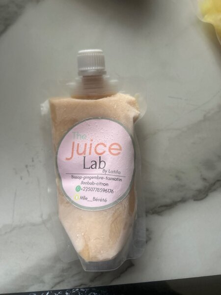 Jus exotique baobab-gingembre