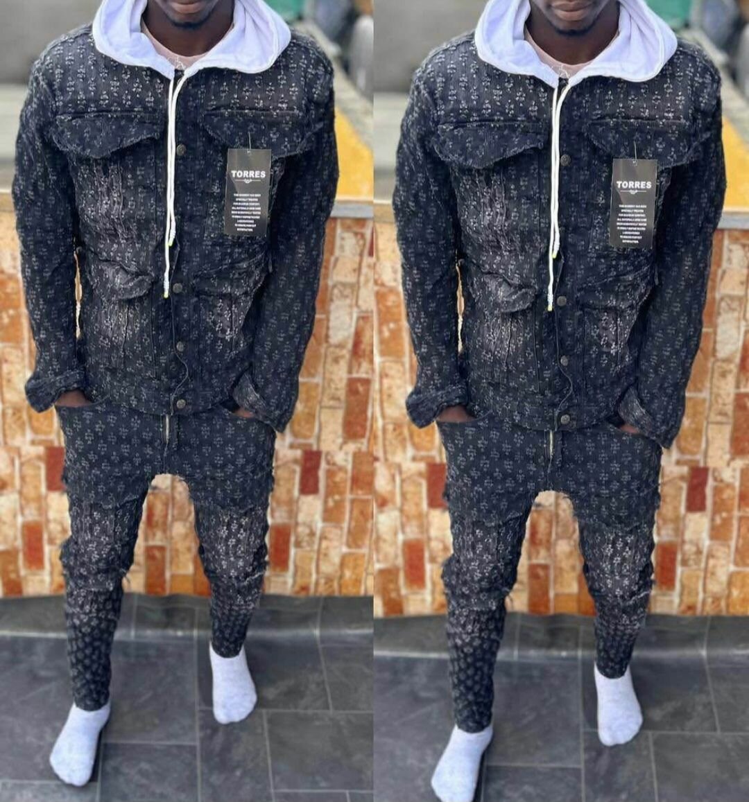 Ensemble jean stylé homme