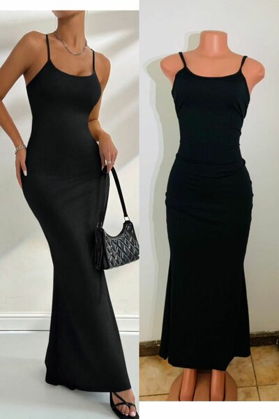 High slit maxi dress and mini dress
