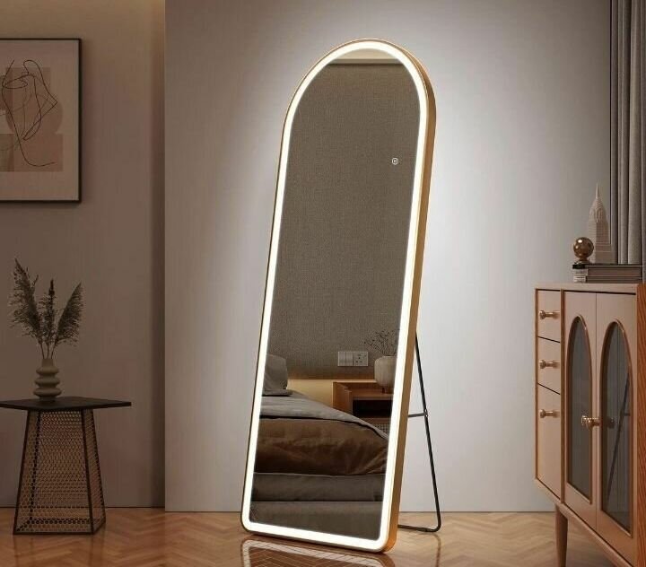 Miroir LED mural moderne