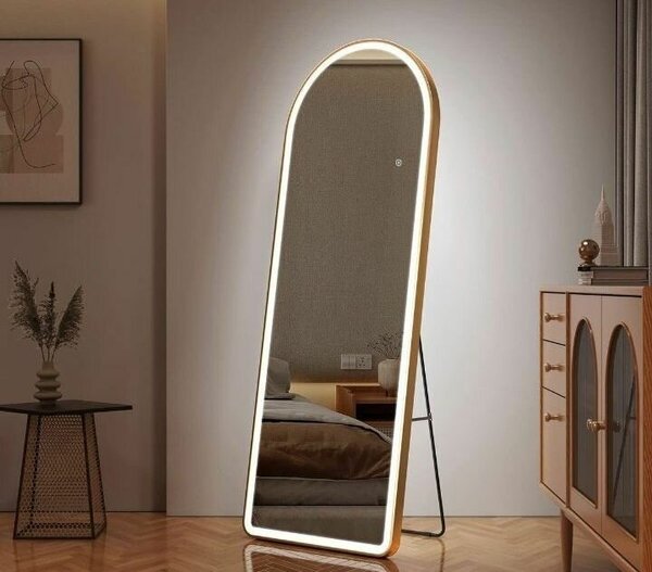 Miroir LED mural moderne