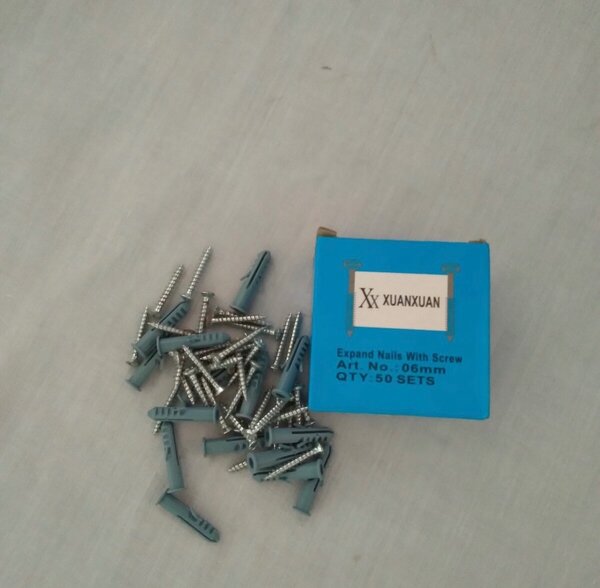 Cheville+vis 6´ 8´ 10´