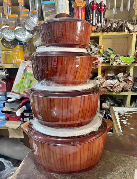 Cocotte en céramique brun set