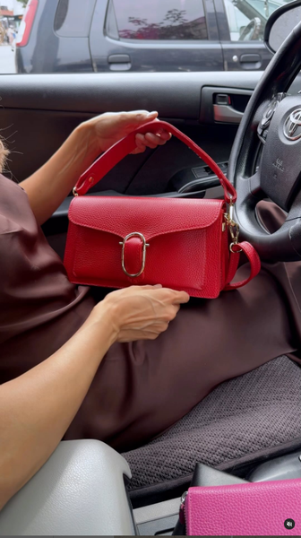 сумка красная