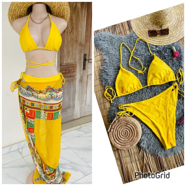 Bikini en trois couleurs