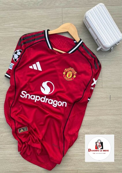 Maillot de football rouge homme