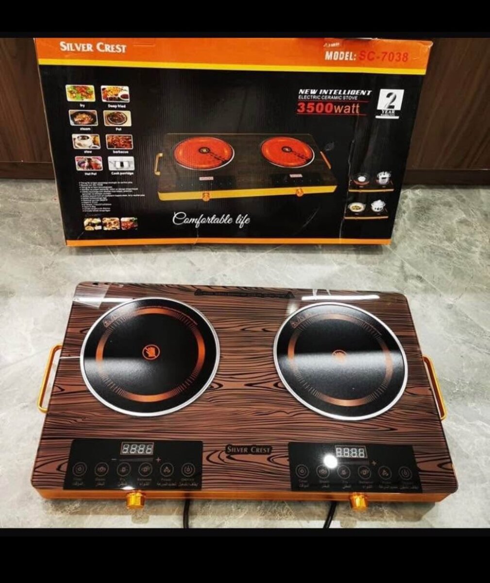 Silver crest infrared Electric cooker Double plate stove
